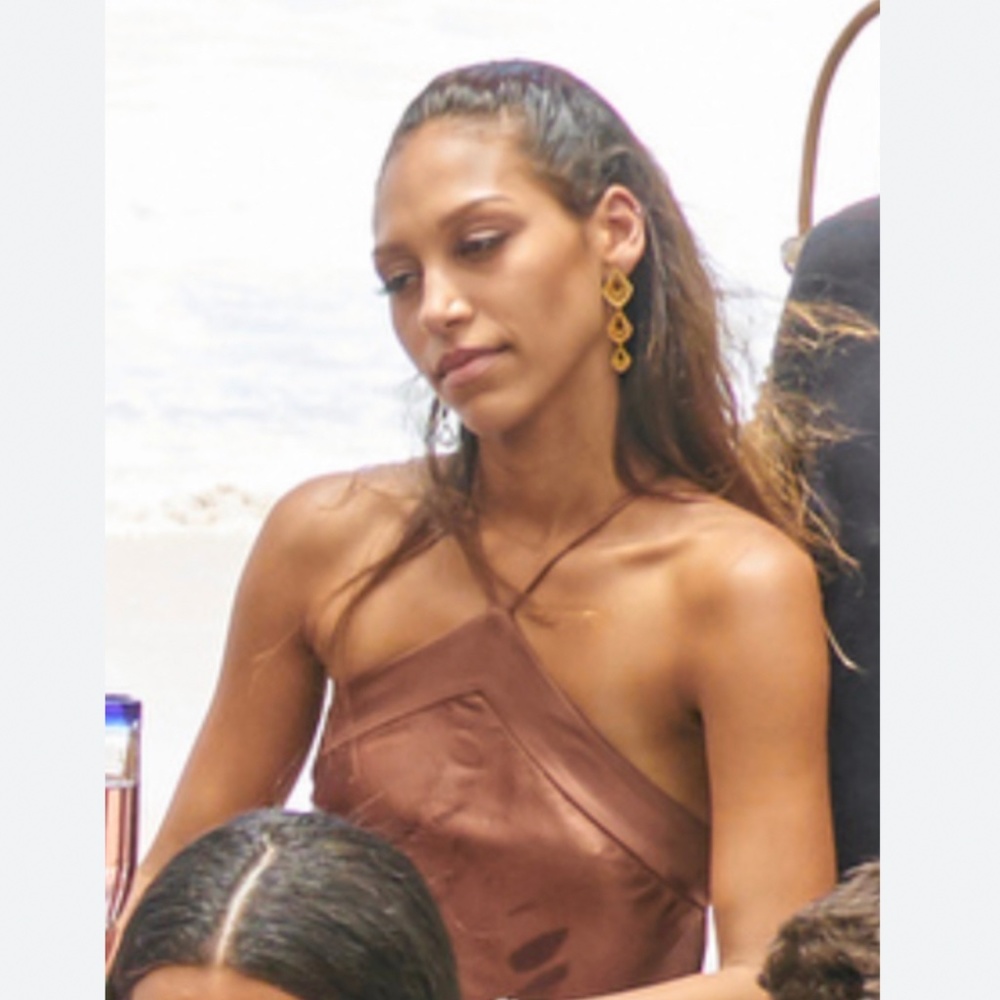 Dynamite amber satin mini dress - Picture 6 of 7